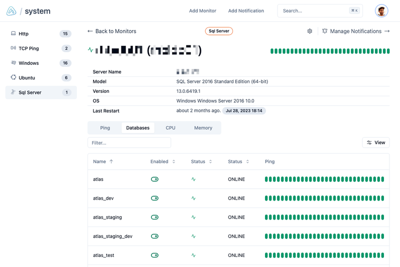 SQL Server Monitor